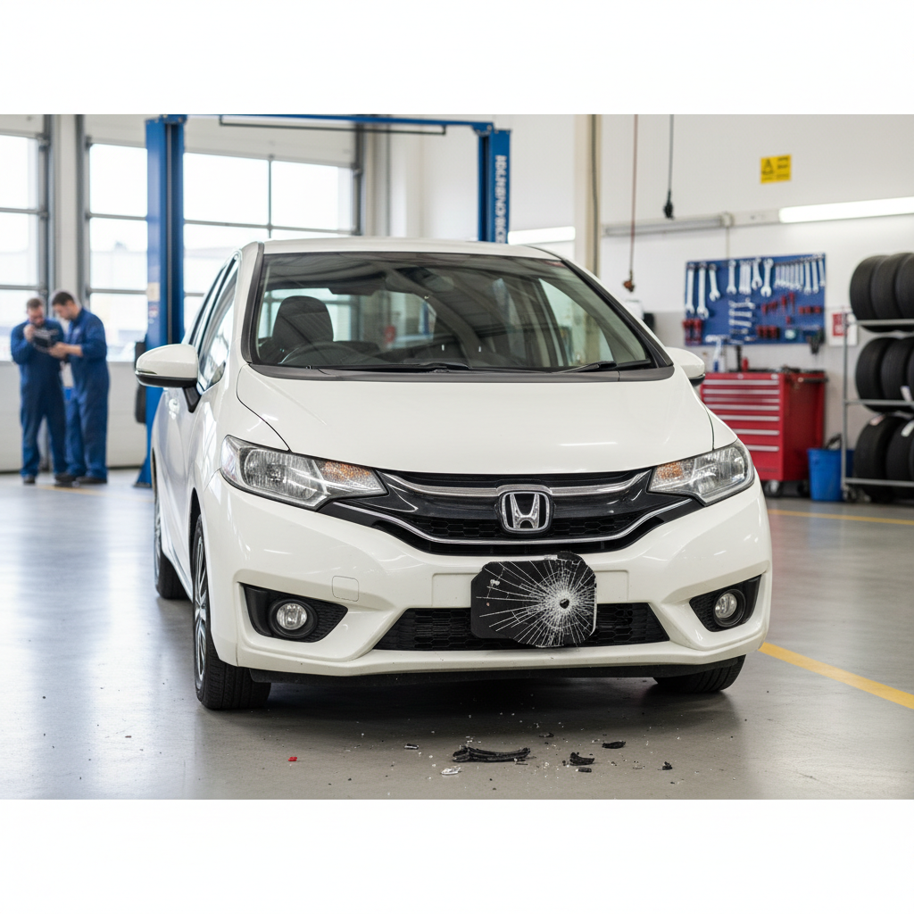 ヘッドライト破損のフィット